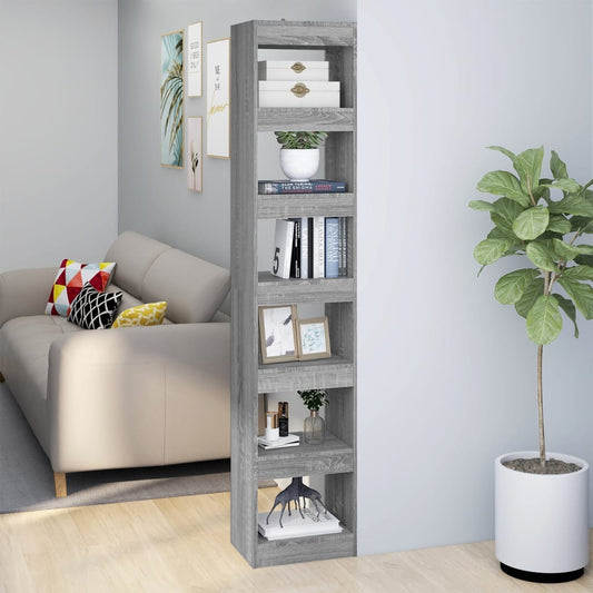 Libreria/Divisorio Grigio Sonoma 40x30x198 cm | homemem39