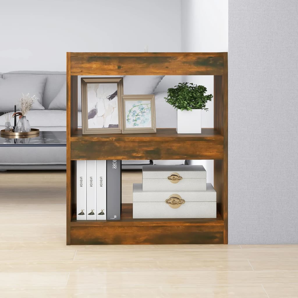 Libreria/Divisorio Rovere Fumo 60x30x72 cm | homemem39