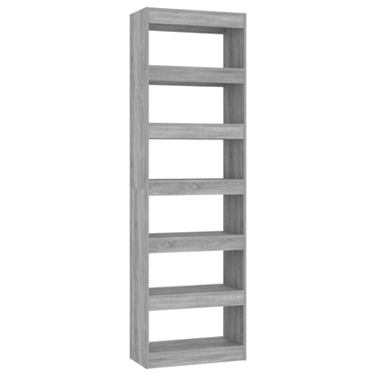 Libreria/Divisorio Grigio Sonoma 60x30x198 cm | homemem39
