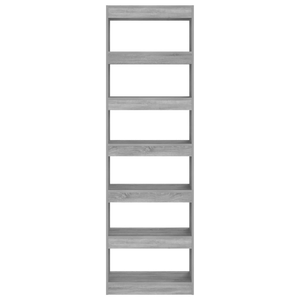 Libreria/Divisorio Grigio Sonoma 60x30x198 cm | homemem39