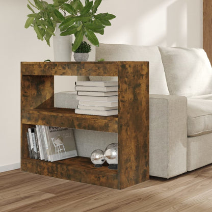 Libreria/Divisorio Rovere Fumo 80x30x72 cm | homemem39