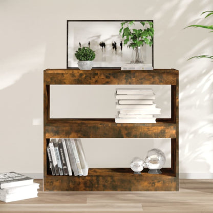 Libreria/Divisorio Rovere Fumo 80x30x72 cm | homemem39
