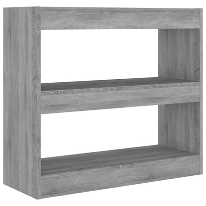 Libreria/Divisorio Grigio Sonoma 80x30x72 cm | homemem39