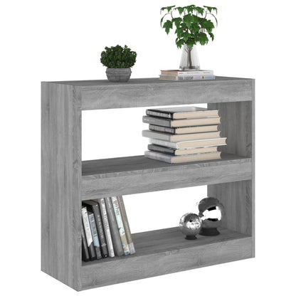Libreria/Divisorio Grigio Sonoma 80x30x72 cm | homemem39