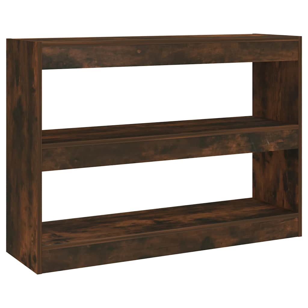 Libreria/Divisorio Rovere Fumo 100x30x72 cm | homemem39
