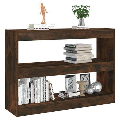 Libreria/Divisorio Rovere Fumo 100x30x72 cm | homemem39