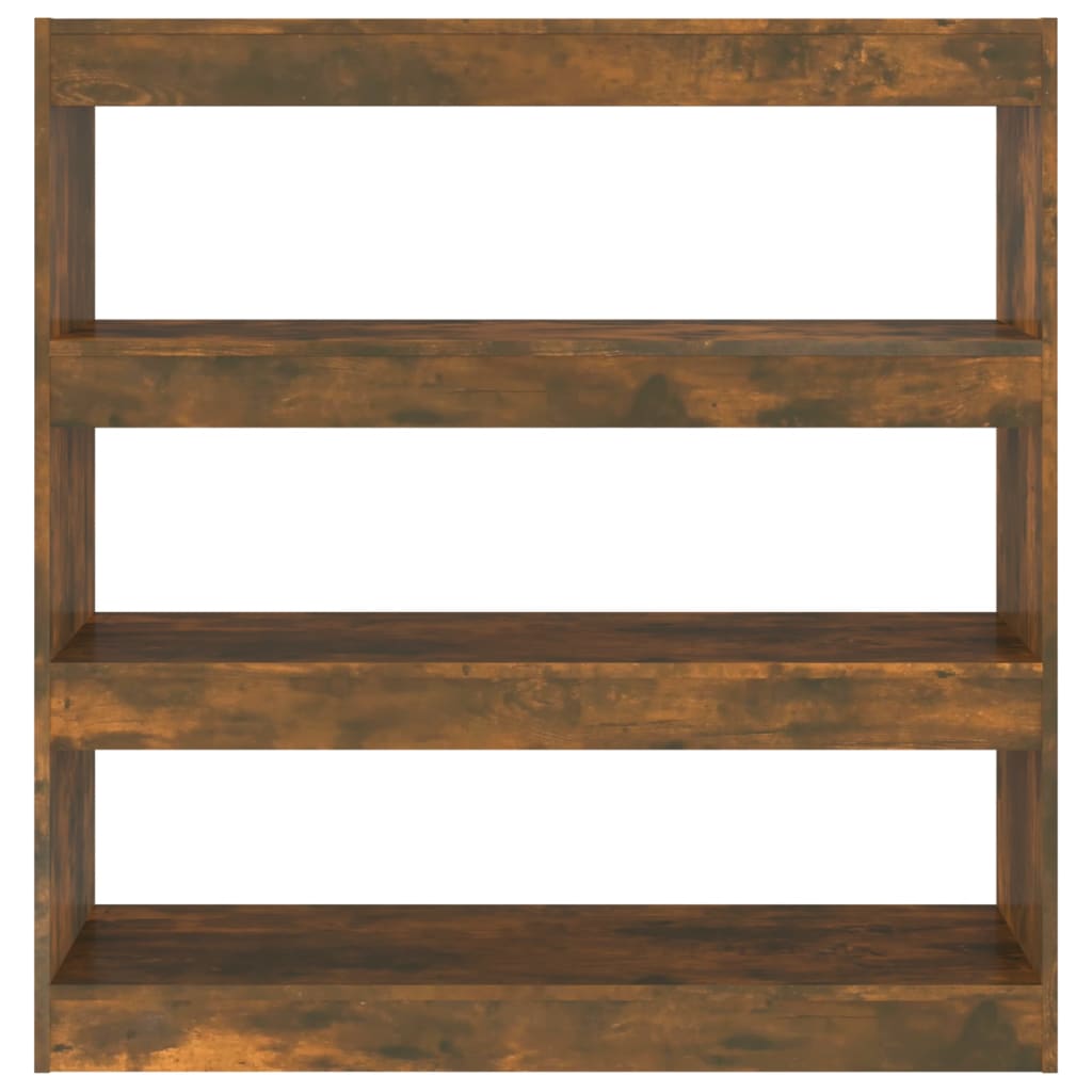 Libreria/Divisorio Rovere Fumo 100x30x103 cm | homemem39