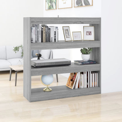 Libreria/Divisorio Grigio Sonoma 100x30x103 cm | homemem39