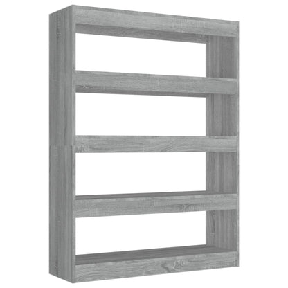 Libreria/Divisorio Grigio Sonoma 100x30x135 cm | homemem39