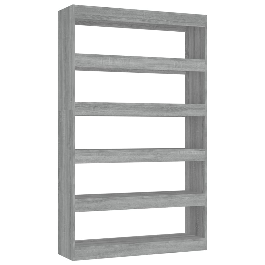 Libreria/Divisorio Grigio Sonoma 100x30x166 cm | homemem39