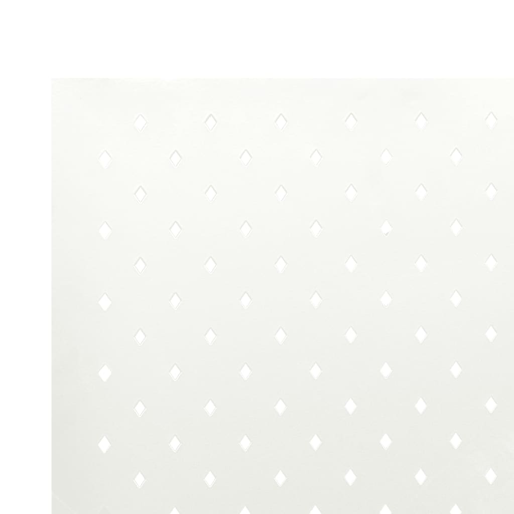 Paravento a 4 Pannelli 2 pz Bianco 160x180 cm in Acciaio | homemem39