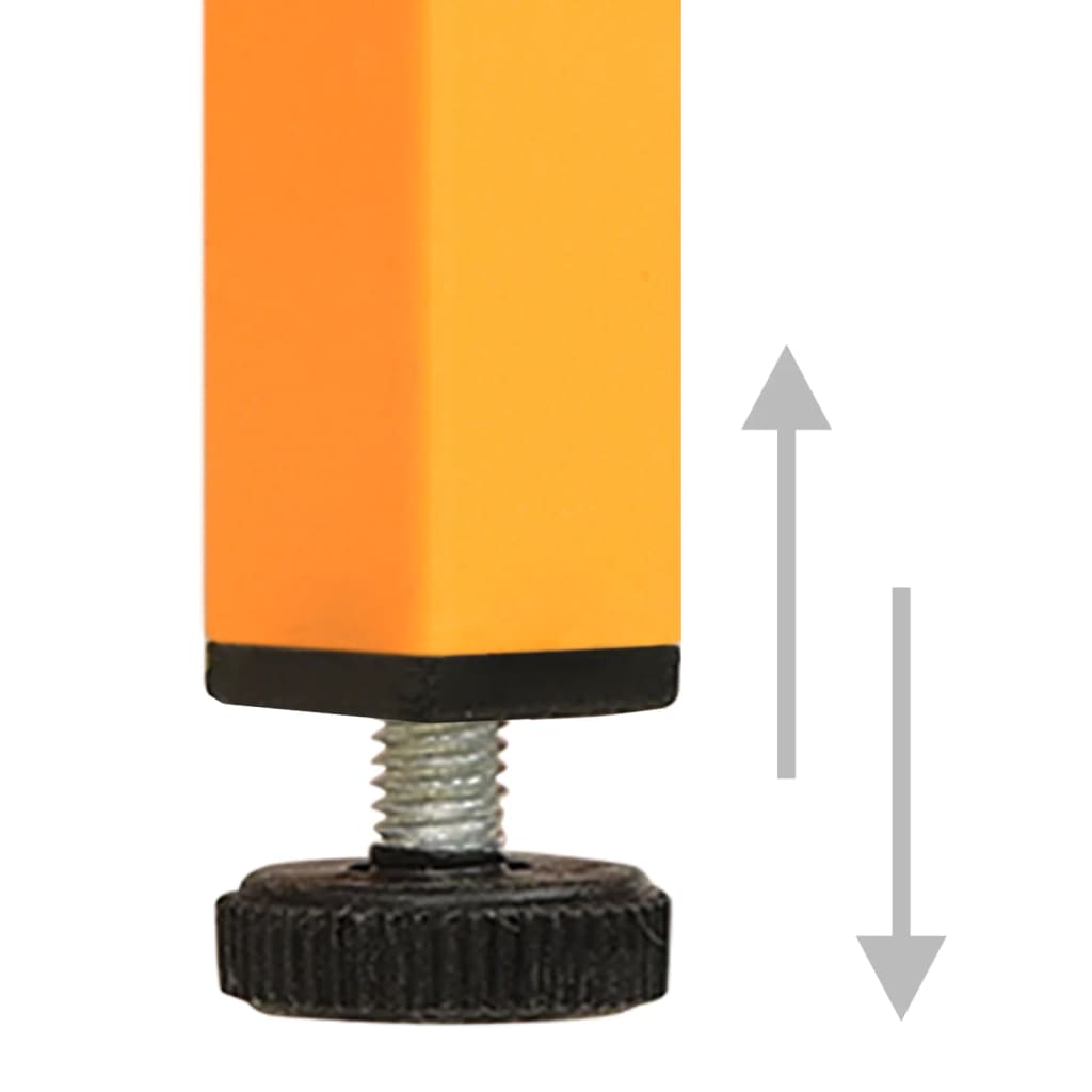 Comodini 2 pz Giallo Senape 35x35x51 cm in Acciaio - homemem39