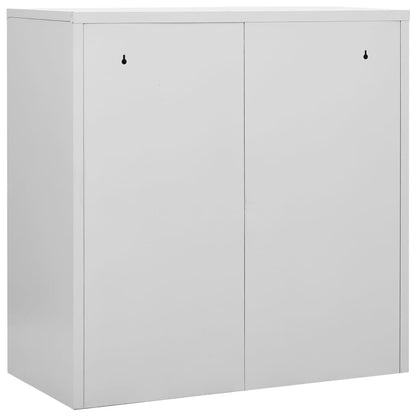 Armadietti Chiavi 5pz Grigio Chiaro Rosso 90x45x92,5cm Acciaio | homemem39