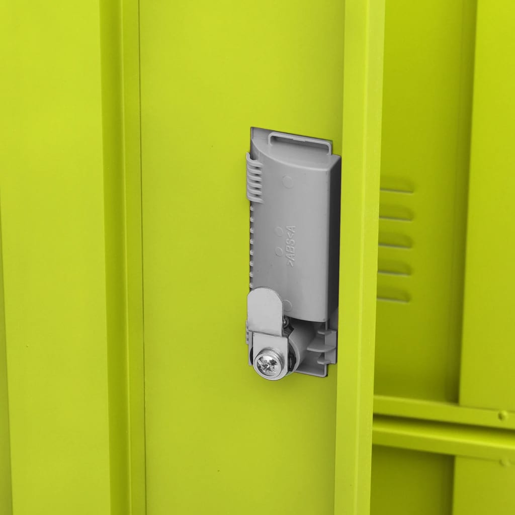 Armadietti Chiavi 2pz Grigio Chiaro Verde 90x45x92,5cm Acciaio | homemem39