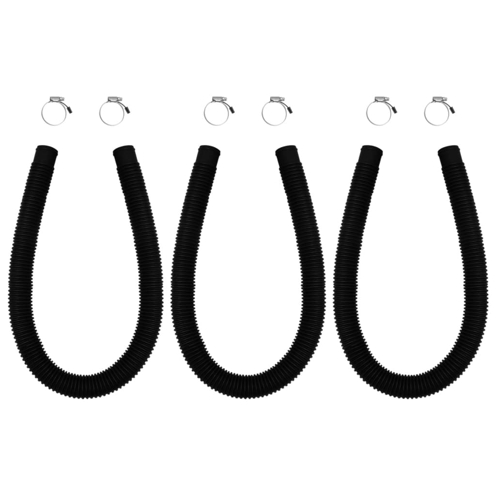 Pannelli Solari Termici Curvi per Piscina 3 pz 72,5x46 cm - homemem39