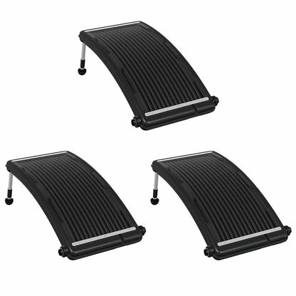 Pannelli Solari Termici Curvi per Piscina 3 pz 110x65 cm
