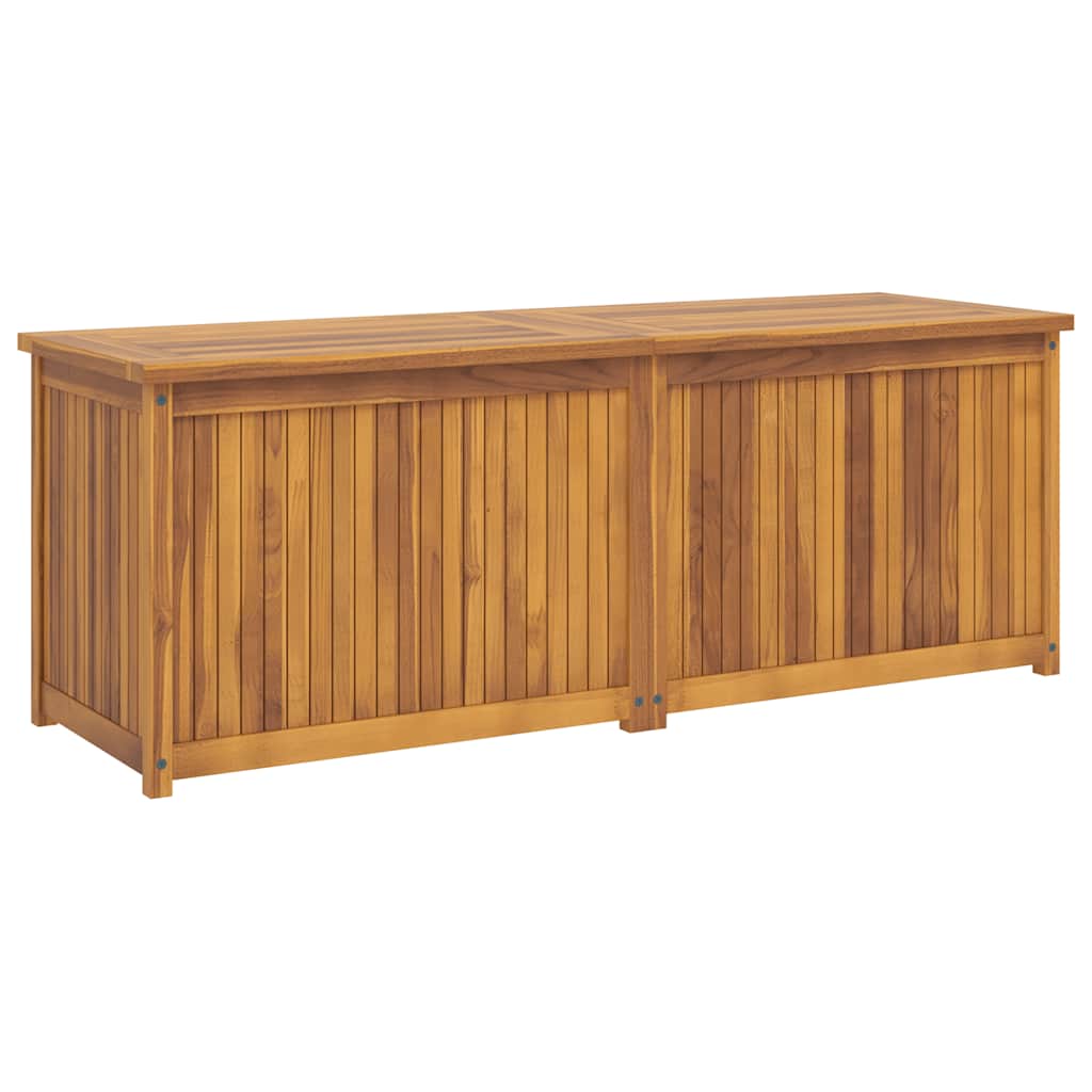 Cassa da Giardino 150x50x55 cm in Legno Massello di Teak - homemem39