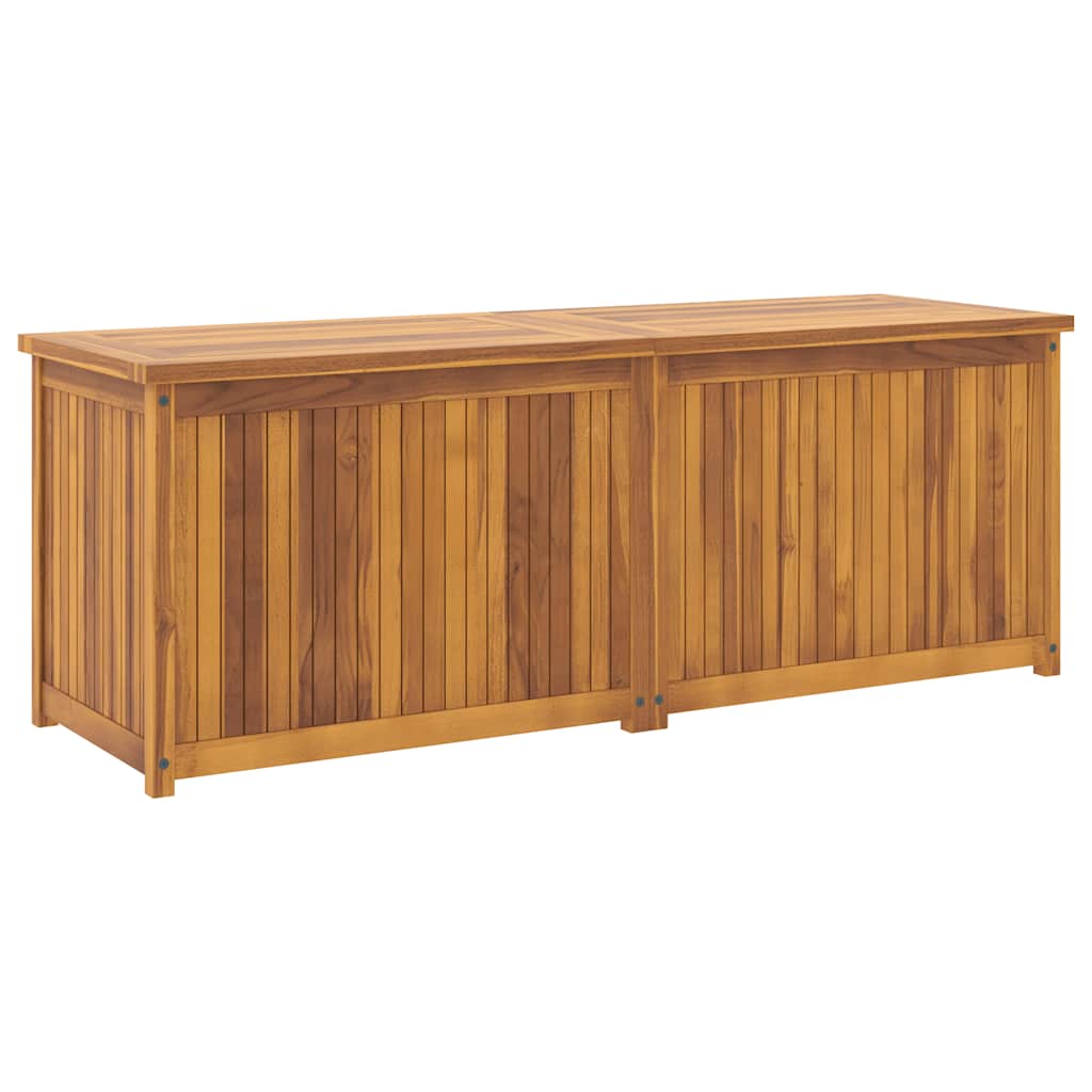 Cassa da Giardino 150x50x55 cm in Legno Massello di Teak - homemem39