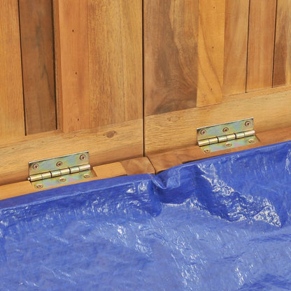 Cassa da Giardino 175x50x55 cm in Legno Massello di Teak - homemem39