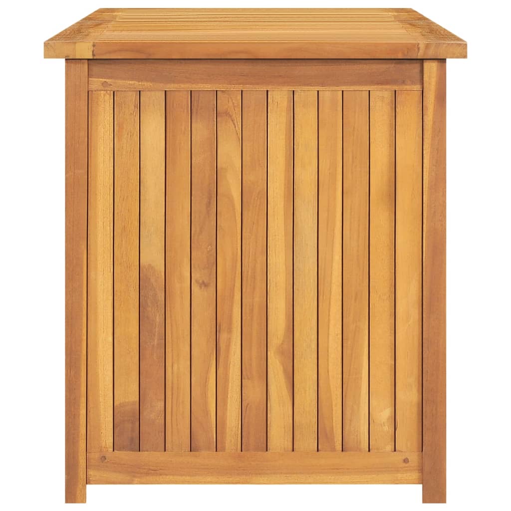 Cassa da Giardino 200x50x55 cm in Legno Massello di Teak - homemem39
