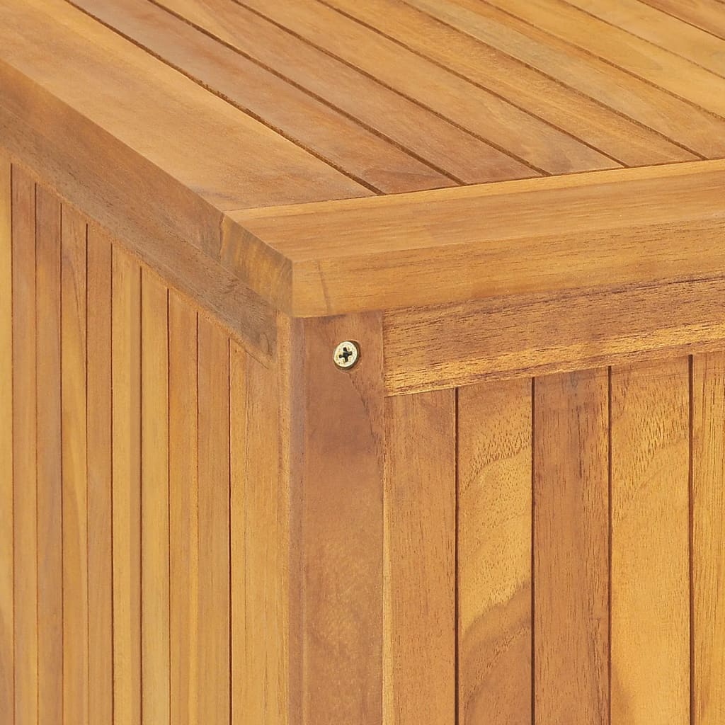 Cassa da Giardino 200x50x55 cm in Legno Massello di Teak - homemem39