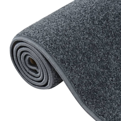 Tappeto a Pelo Corto 160x230 cm Antracite | homemem39