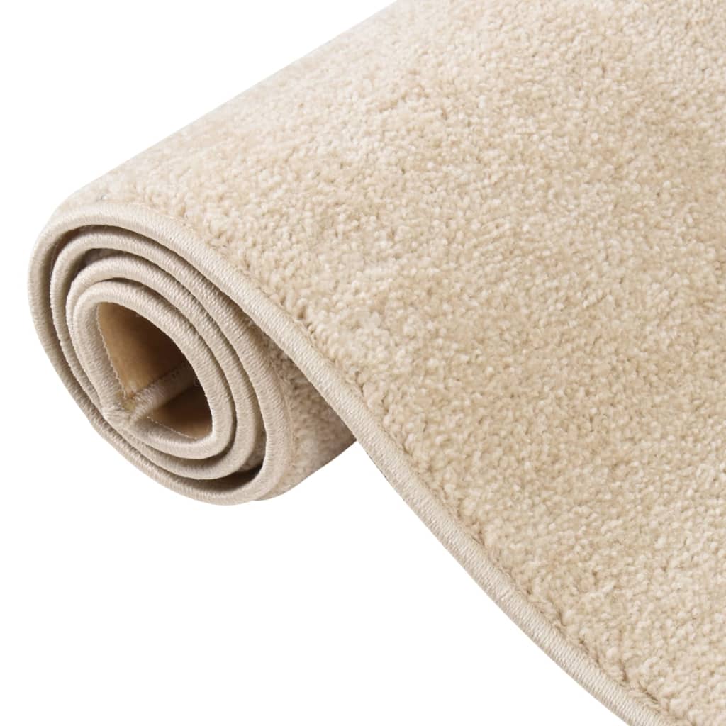 Tappeto a Pelo Corto 160x230 cm Beige - homemem39