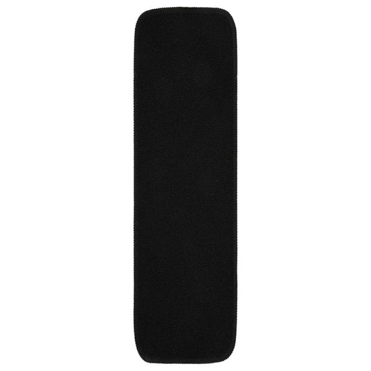 Tappetini per Scale Antiscivolo 15 pz 75x20cm Neri Rettangolari | homemem39
