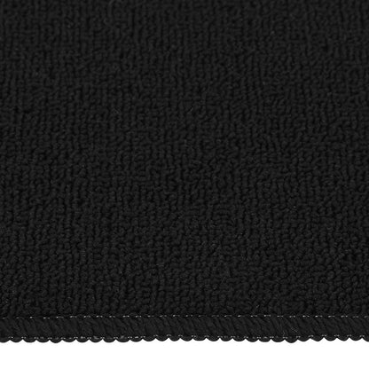 Tappetini per Scale Antiscivolo 15 pz 75x20cm Neri Rettangolari | homemem39