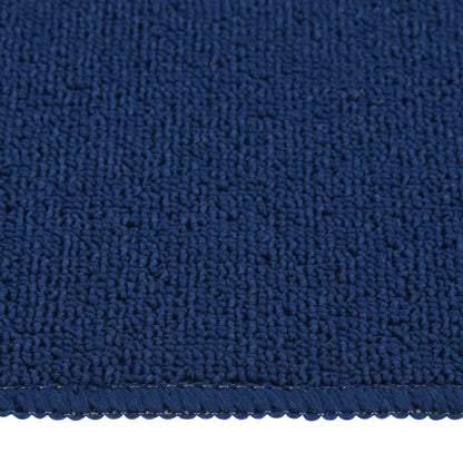 Tappetini per Scale 15 pz 75x20 cm Blu Antiscivolo Rettangolari | homemem39
