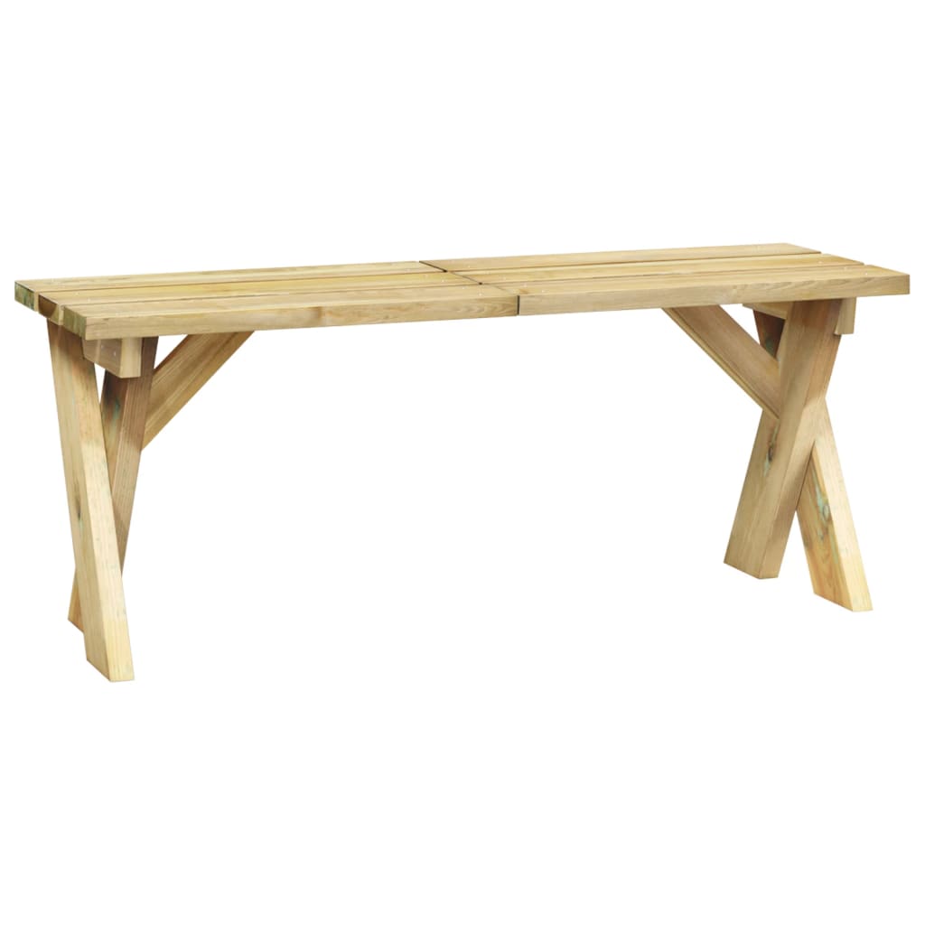 Panca da Giardino 110 cm in Legno di Pino Impregnato | homemem39