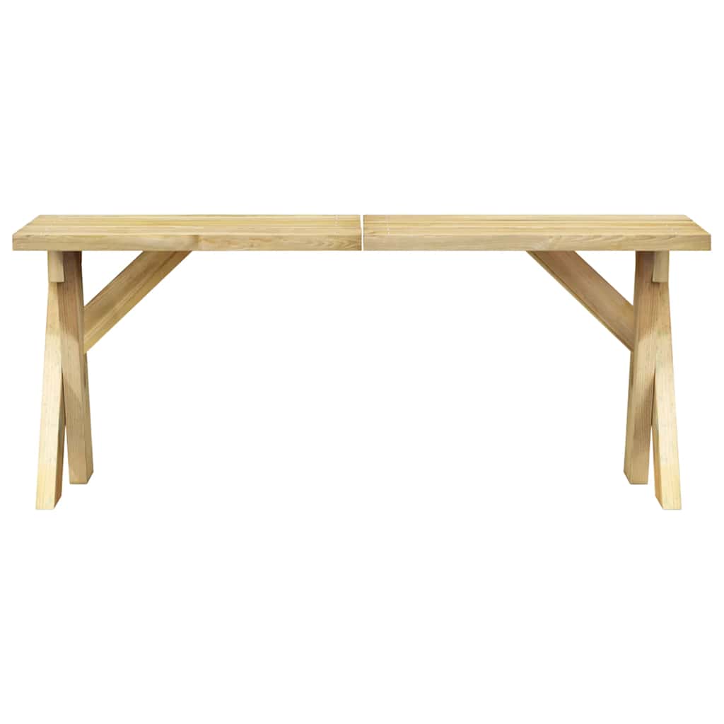 Panca da Giardino 110 cm in Legno di Pino Impregnato | homemem39