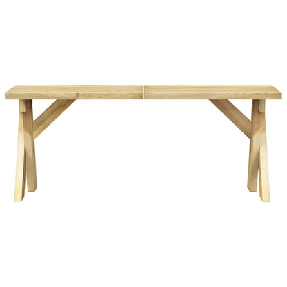 Panca da Giardino 110 cm in Legno di Pino Impregnato | homemem39