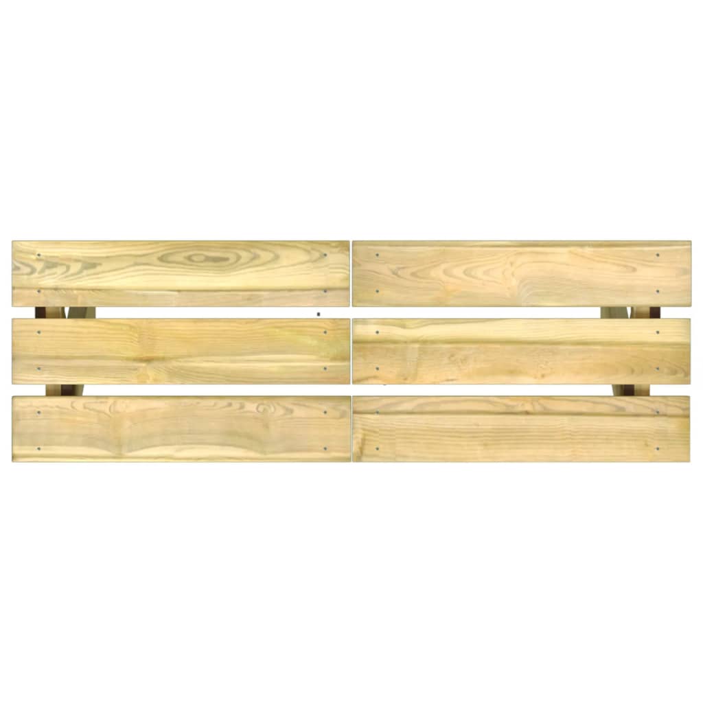 Panca da Giardino 110 cm in Legno di Pino Impregnato | homemem39