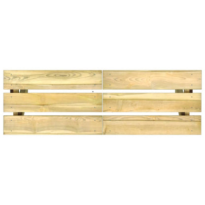 Panca da Giardino 110 cm in Legno di Pino Impregnato | homemem39