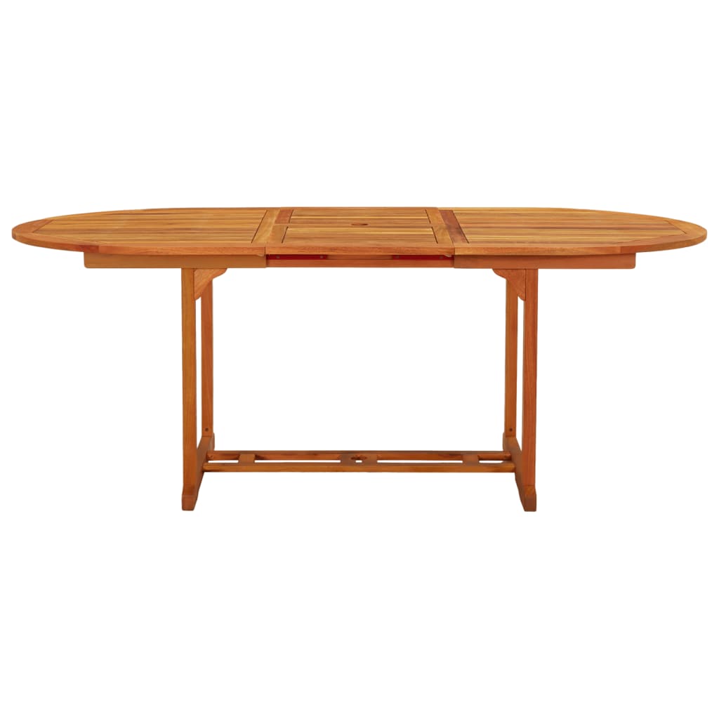 Tavolo da Giardino 200x100x75 cm in Legno Massello di Eucalipto | homemem39