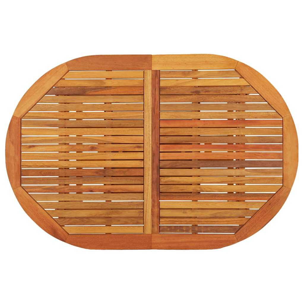 Tavolo da Giardino 200x100x75 cm in Legno Massello di Eucalipto | homemem39