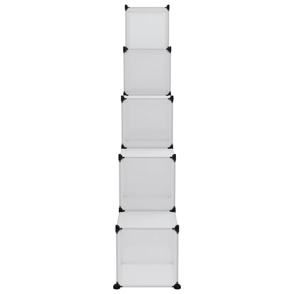 Organizzatore Portaoggetti con 15 Cubi e Ante Trasparenti in PP - homemem39