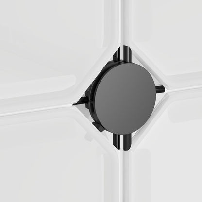 Organizzatore Portaoggetti con 15 Cubi e Ante Trasparenti in PP - homemem39