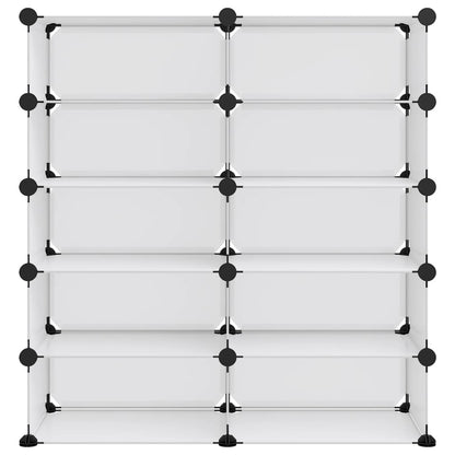 Scarpiera Trasparente 84x32x88,5 cm in PP - homemem39