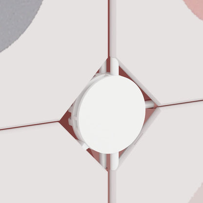 Scaffale Portaoggetti per Bambini con 6 Cubi Rosa in PP - homemem39