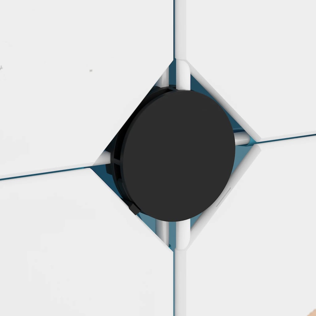 Scaffale Portaoggetti per Bambini con 12 Cubi Blu in PP - homemem39