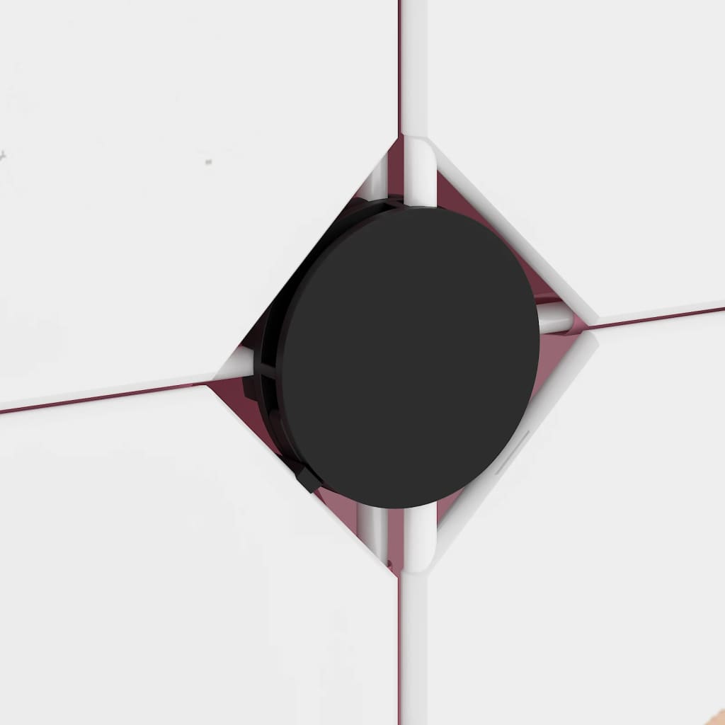 Scaffale Portaoggetti per Bambini con 12 Cubi Rosa in PP - homemem39