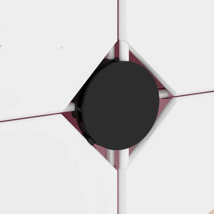 Scaffale Portaoggetti per Bambini con 12 Cubi Rosa in PP - homemem39