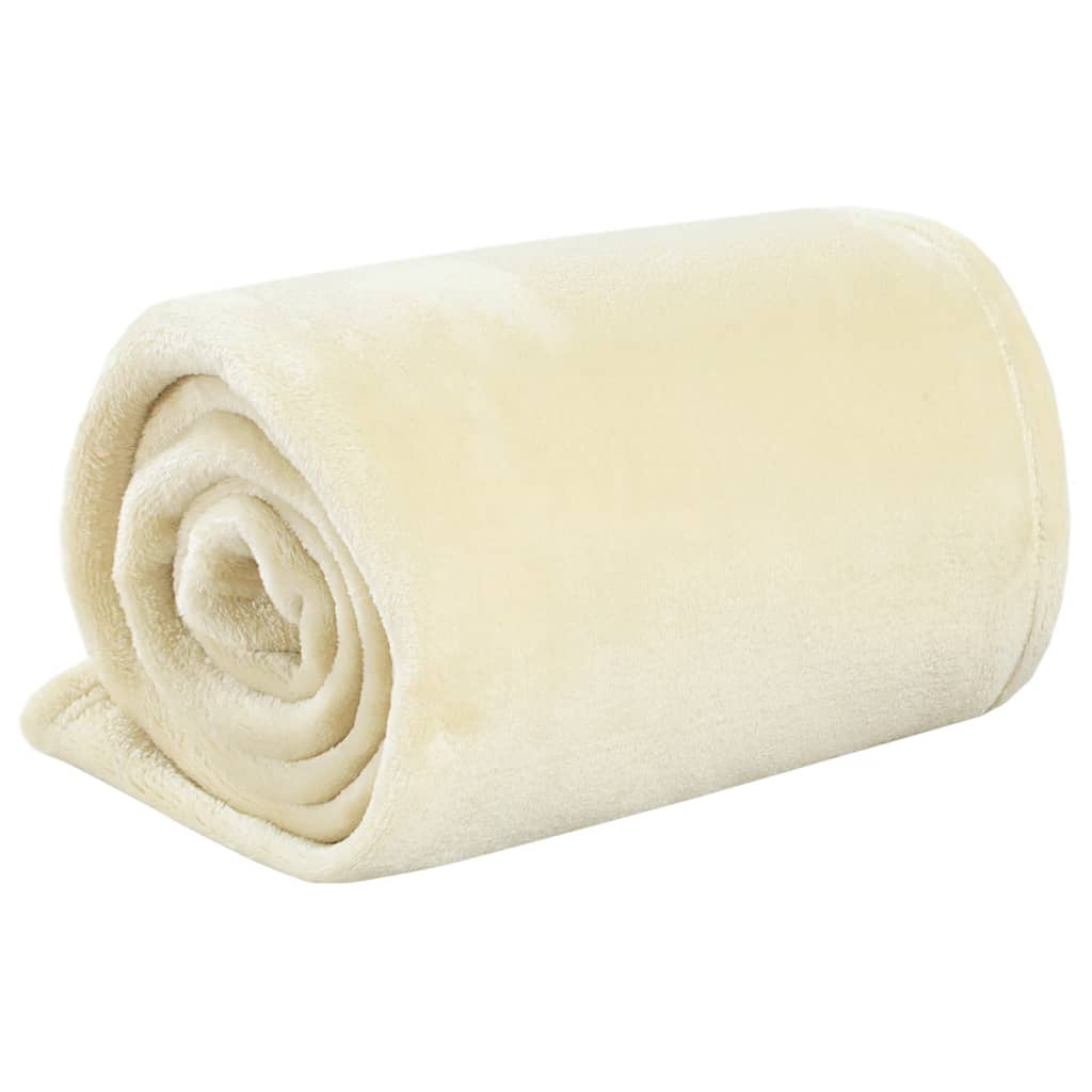 Coperta Crema 150x200 cm in Poliestere - homemem39