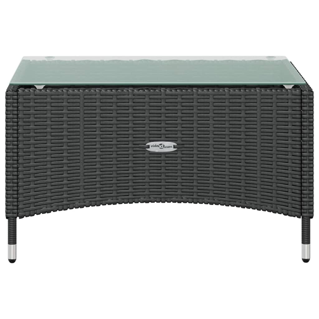 Set Divani da Giardino 16 pz con Cuscini in Polyrattan Nero - homemem39