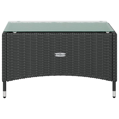 Set Divani da Giardino 16 pz con Cuscini in Polyrattan Nero - homemem39