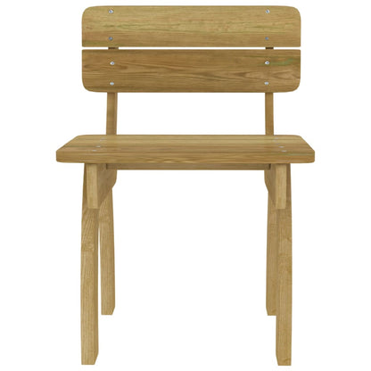 Set da Pranzo da Giardino 5 pz in Legno di Pino Impregnato - homemem39