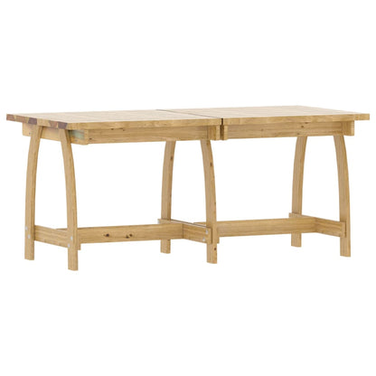 Set da Pranzo da Giardino 5 pz in Legno di Pino Impregnato - homemem39