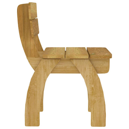 Set da Pranzo da Giardino 5 pz in Legno di Pino Impregnato - homemem39